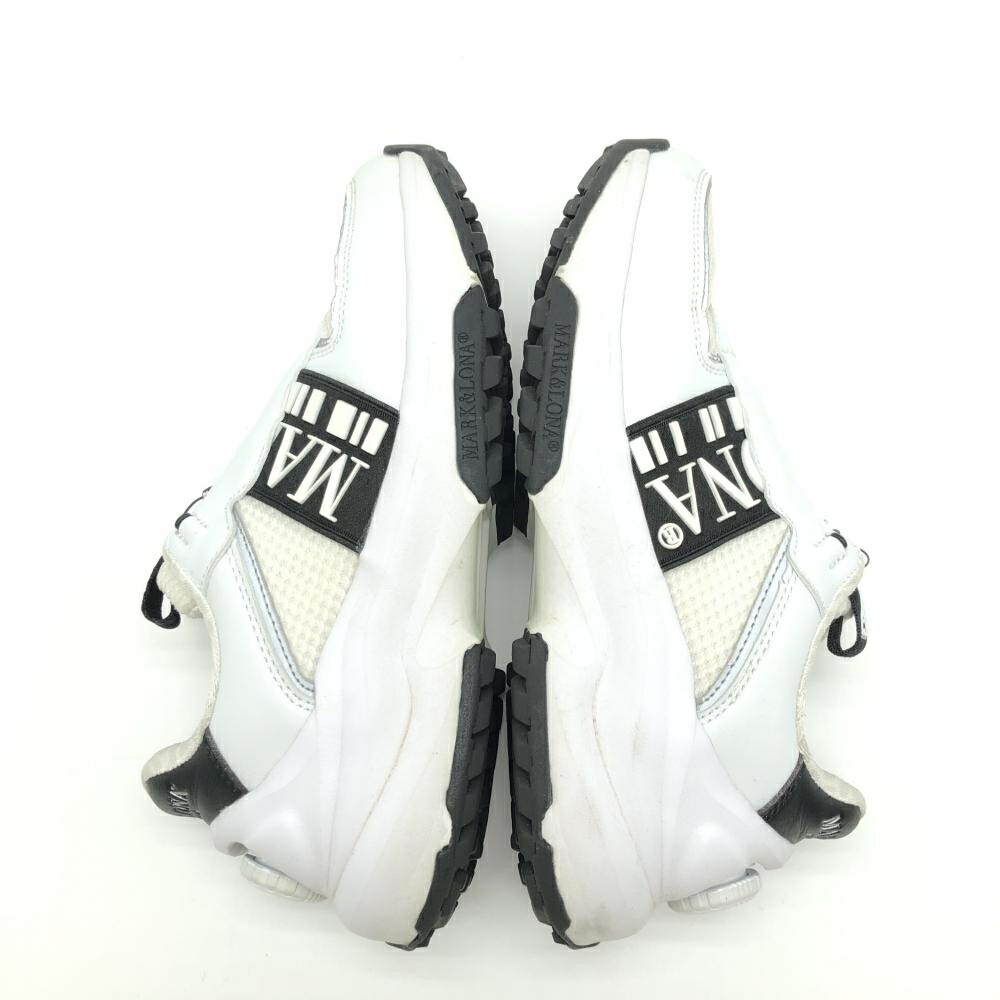 楽天市場】マークアンドロナ ゴルフシューズ 白×黒 スパイクレス 箱