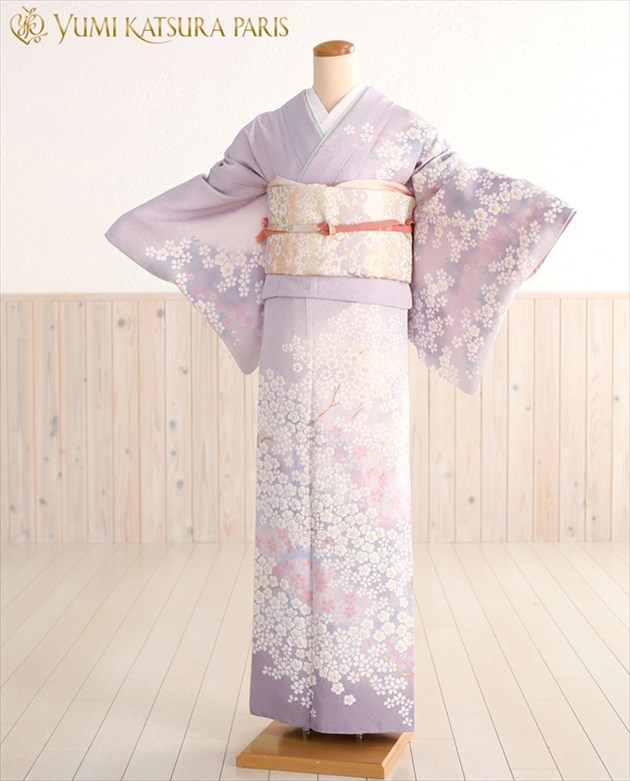 楽天市場】桂由美【訪問着 レンタル】 紫に慶華の香り hw1194-2【フル