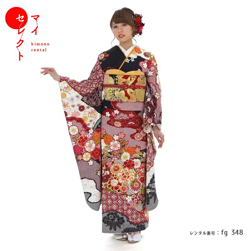 楽天市場】fg_348 / MI-118 相良刺繍牡丹 絞り 紺【レンタル