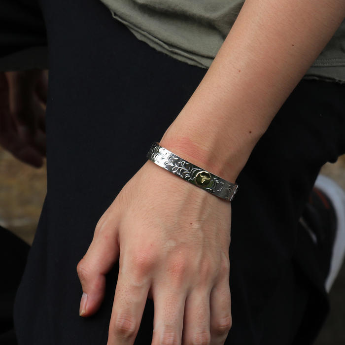 楽天市場】TADY＆KING［ORDER ITEM］アラベスク平打ちバングルK18