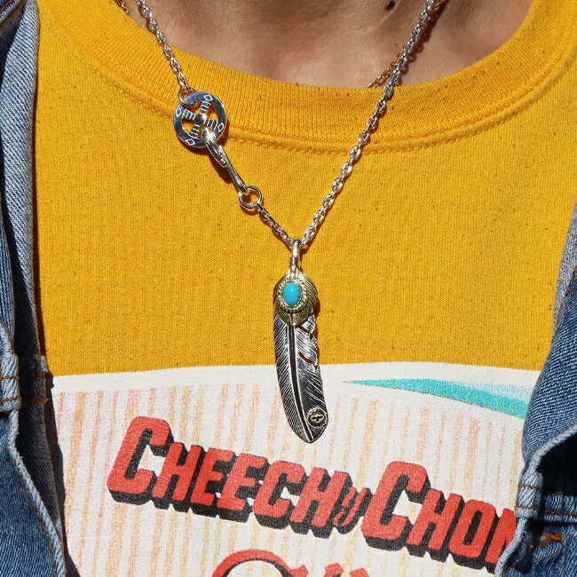 楽天市場】TADY&KING特大ハートK18フェザー金縄ターコイズK18イーグル