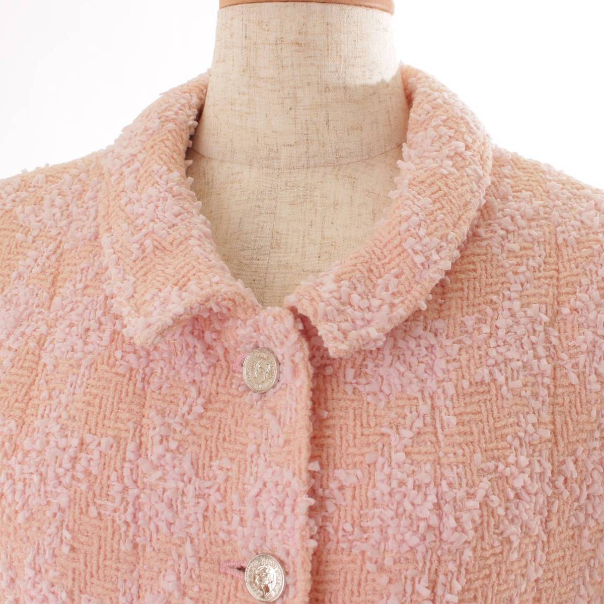 楽天市場】【シャネル】Chanel 96P ココマークボタン ツイード