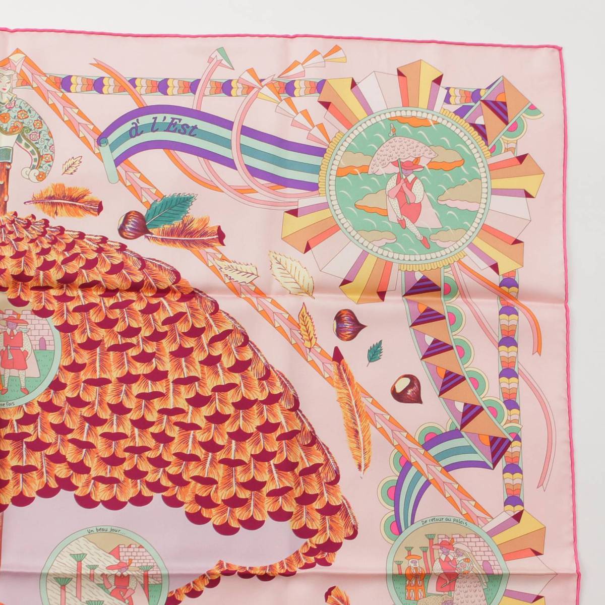 楽天市場】【エルメス】Hermes カレ90 シルクスカーフ L'OMBRELLE