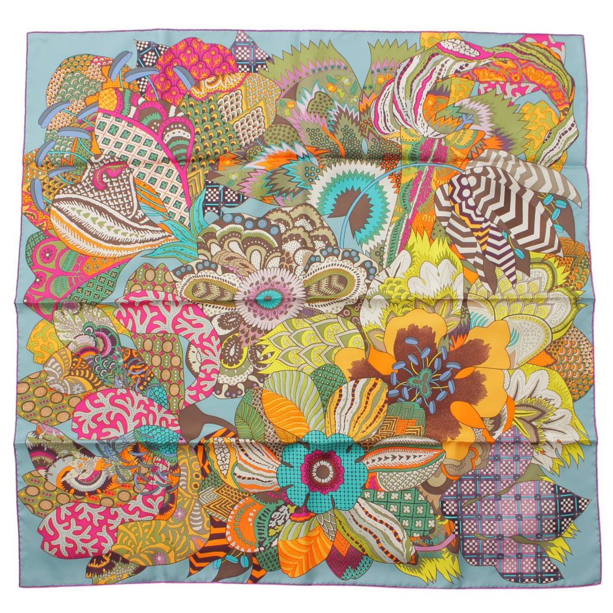 楽天市場】【エルメス】Hermes カレ90 FLEURS DINDIENNES インドの花