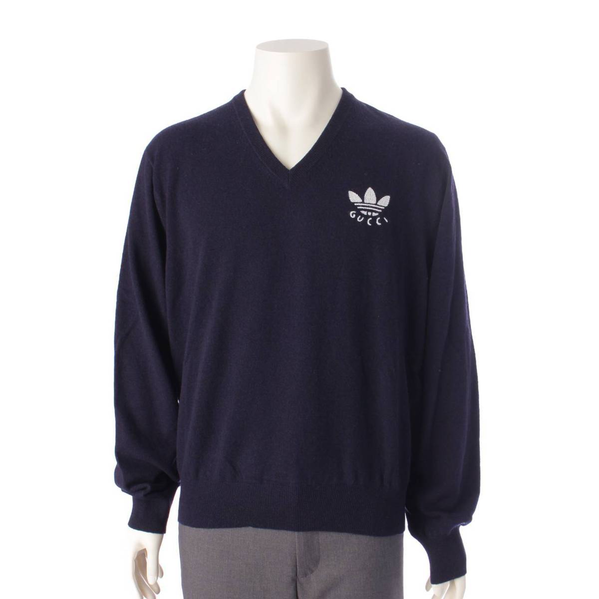 楽天市場】【グッチ】Gucci アディダス コラボ メンズ ロゴ Vネック