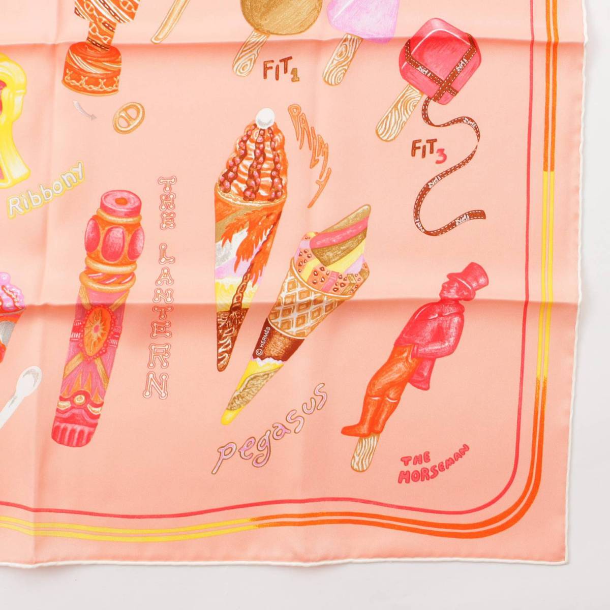 楽天市場】【エルメス】Hermes 24年 カレ70 シルク スカーフ FUNNY ICE