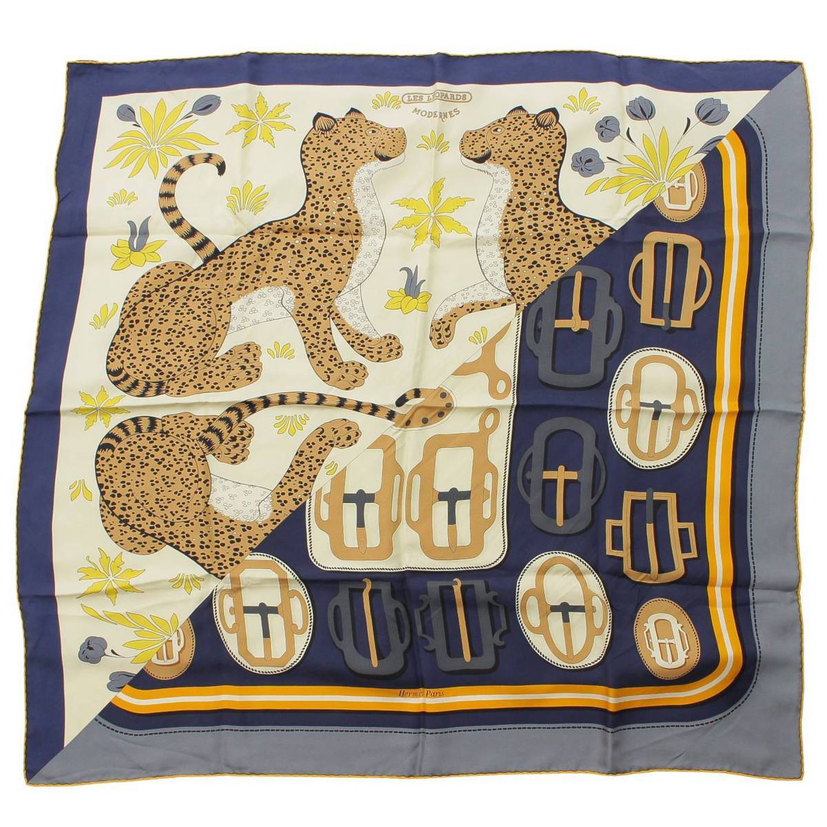 楽天市場】【エルメス】Hermes カレウォッシュ90 LES LEOPARDS