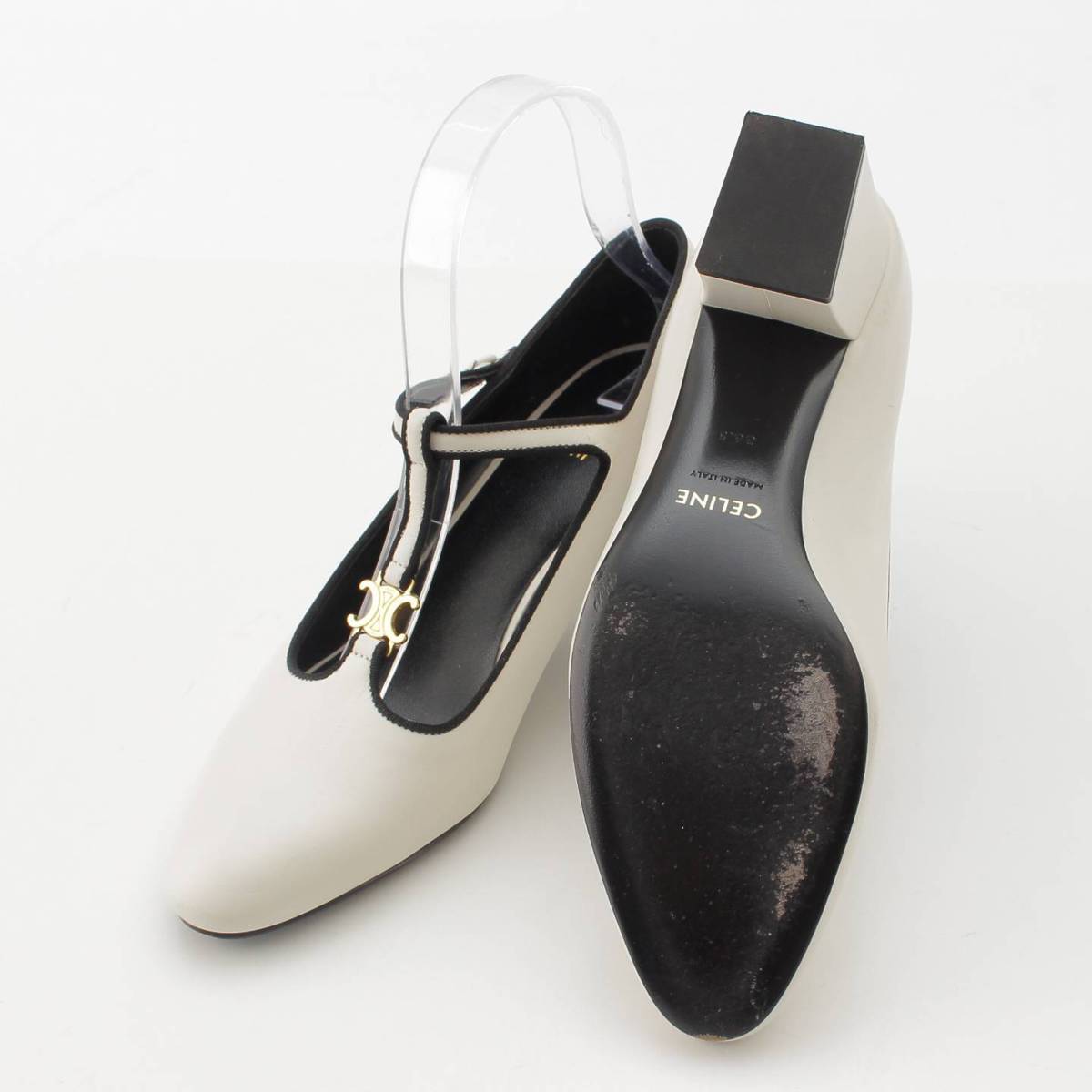 楽天市場】【セリーヌ】Celine トリオンフ Tストラップ レザー