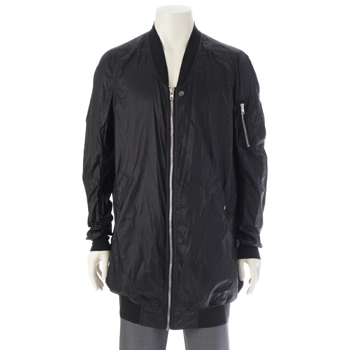 楽天市場】リックオウエンス Rick Owens 15SS ロング MA-1 ボンバー