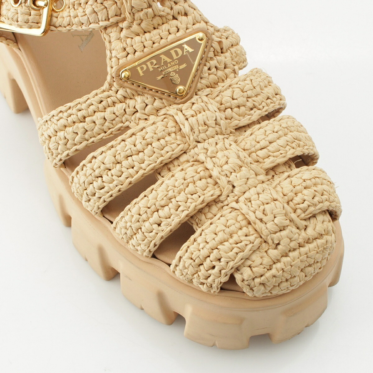 楽天市場】プラダ PRADA モノリス ファブリック トライアングルロゴ