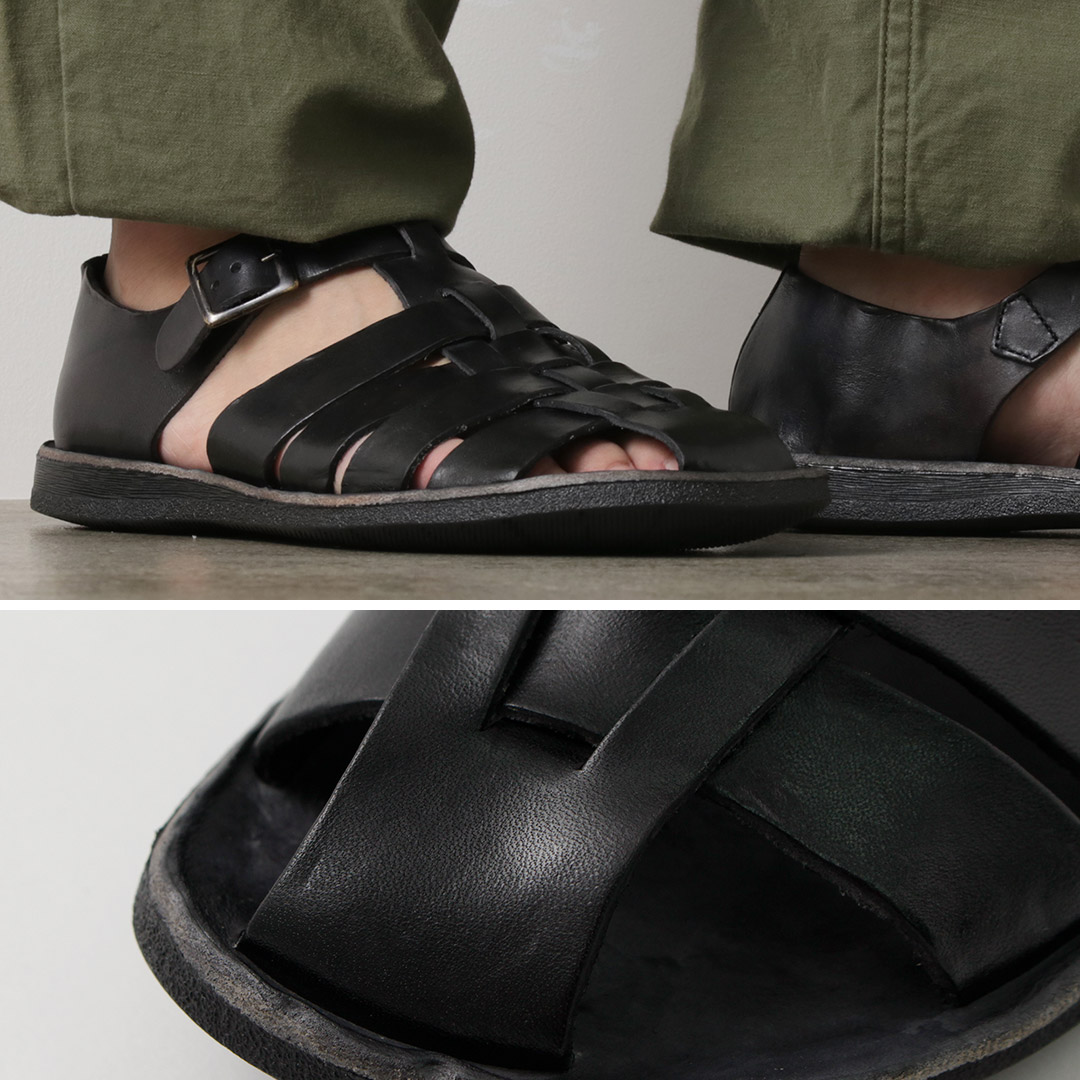 楽天市場】BRADOR（ブラドール） メンズ グルカサンダル / レザー