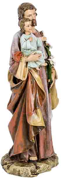 楽天市場】聖ヨセフと神の御子イエス・キリスト像 カトリック教会 祭壇