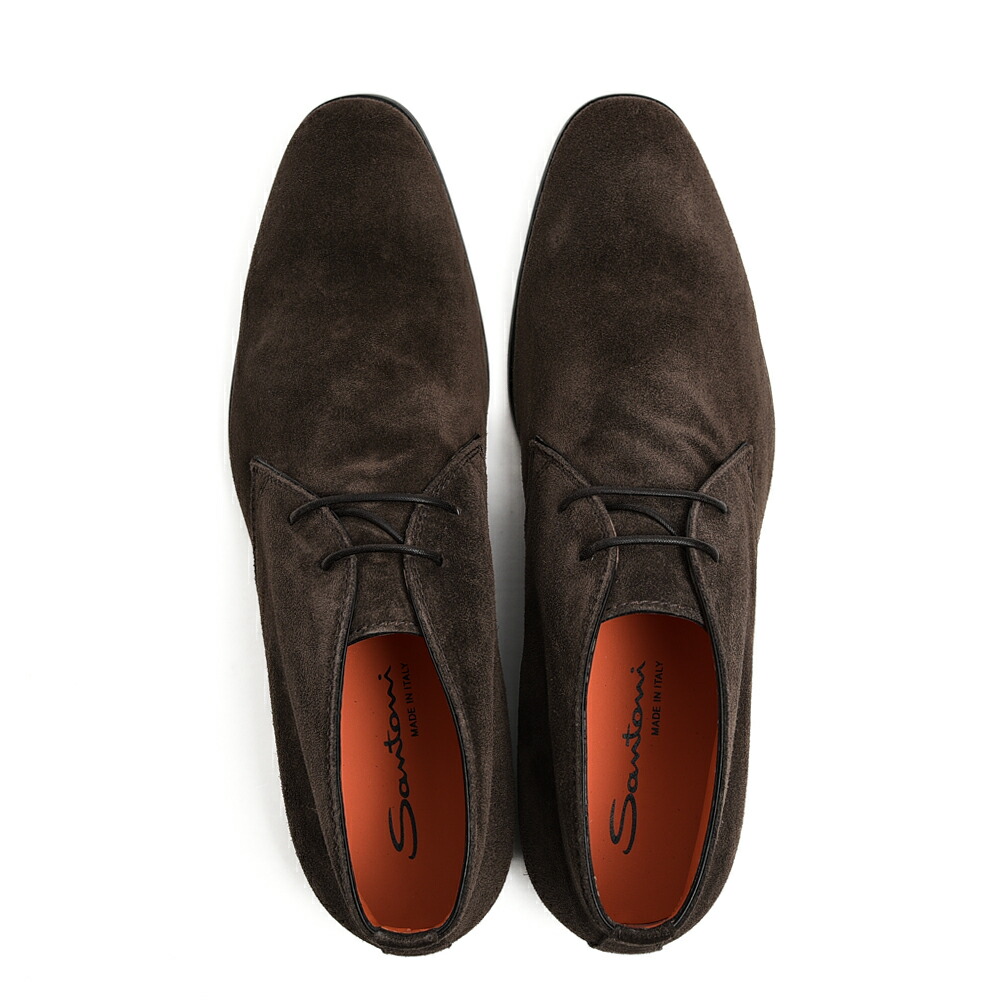 楽天市場】サントーニ Santoni スエードレザー チャッカブーツ ミドル