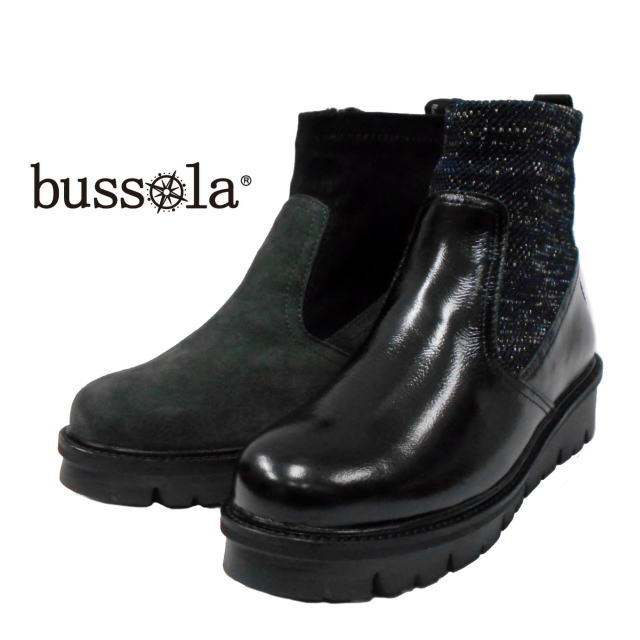 楽天市場】ブソラ bussola 軽量厚底 レザーショートブーツ : シューズ