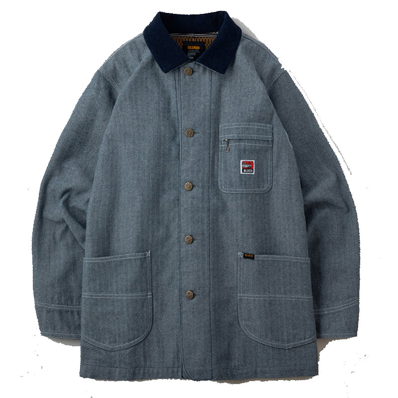 楽天市場】【BLUCO】ブルコ【LINING COVERALL】 HERRINGBONE