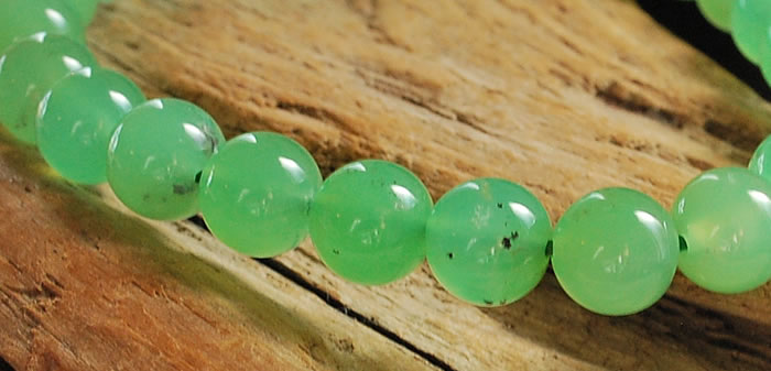 楽天市場】【一点もの】最上級クリソプレーズAAA 8mm ブレスレット