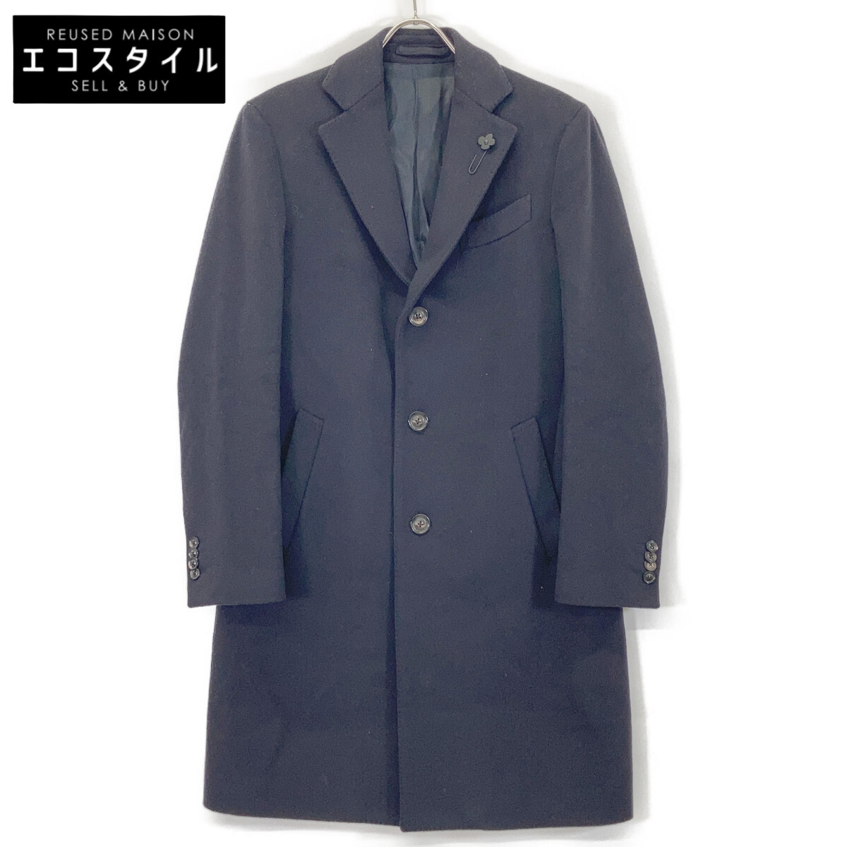 楽天市場】ラルディーニ チェスターコート ネイビーの通販