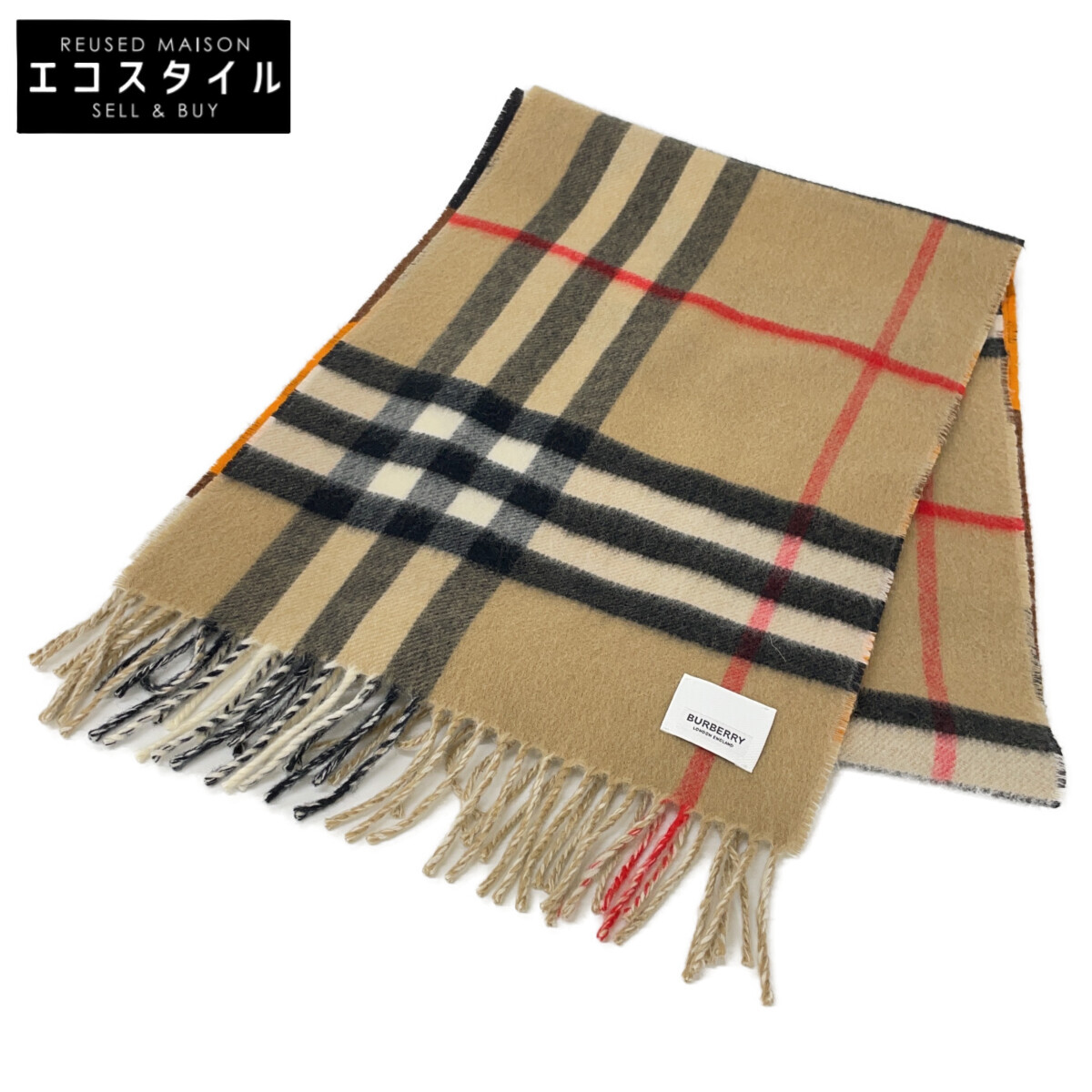 楽天市場】バーバリー マフラー リバーシブルの通販