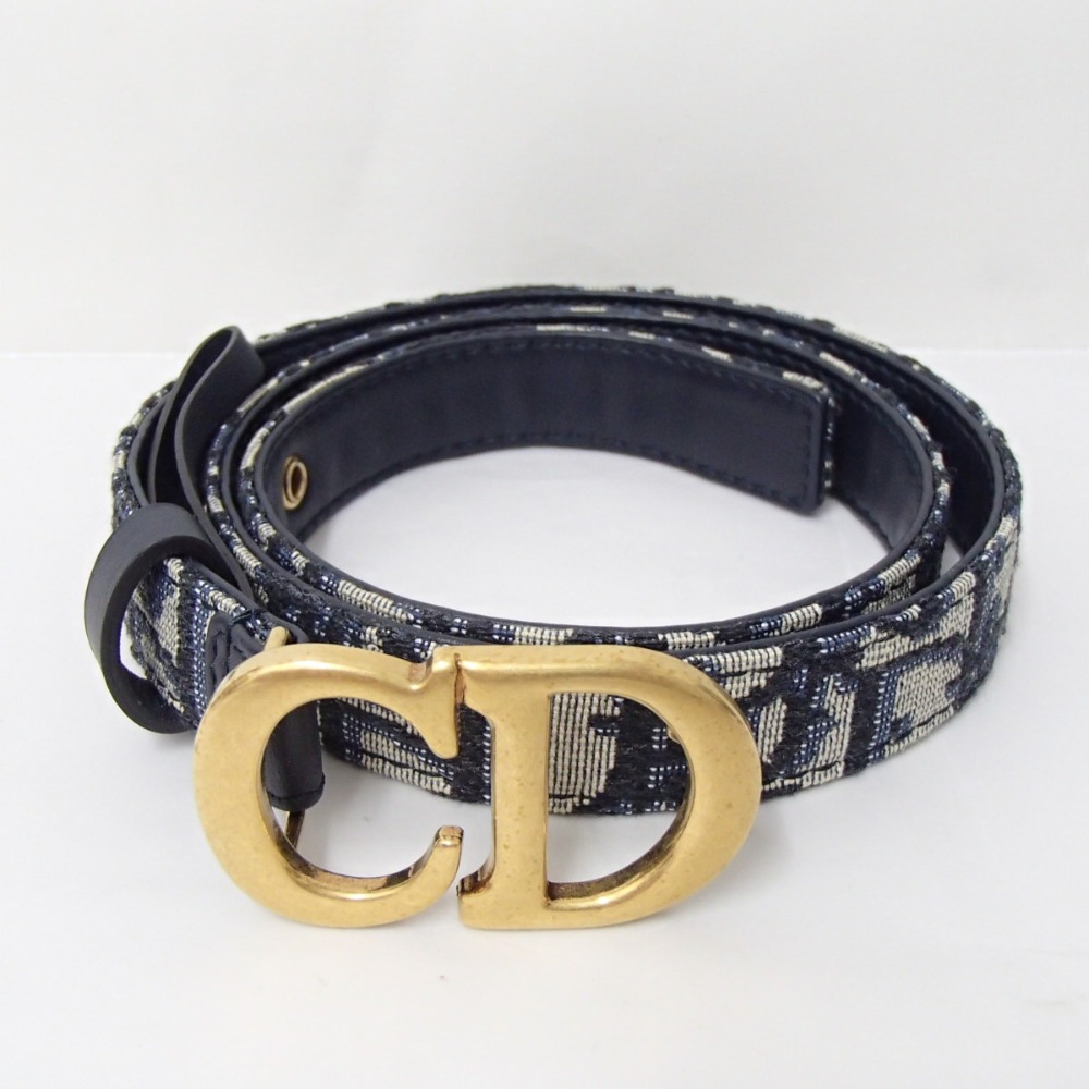 楽天市場】Christian Dior クリスチャンディオール SADDLE ベルト 20mm