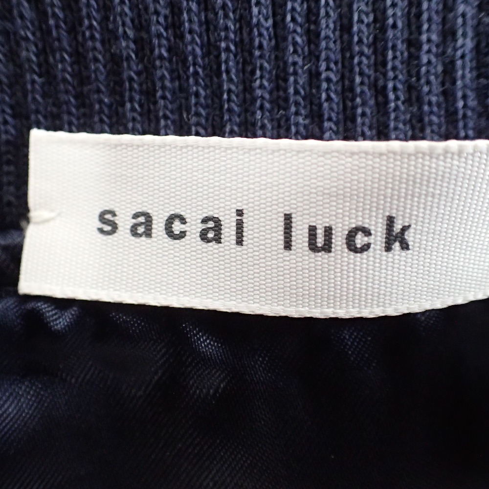 楽天市場】sacai luck サカイラック 14AWLU809 アームレザー切替 A