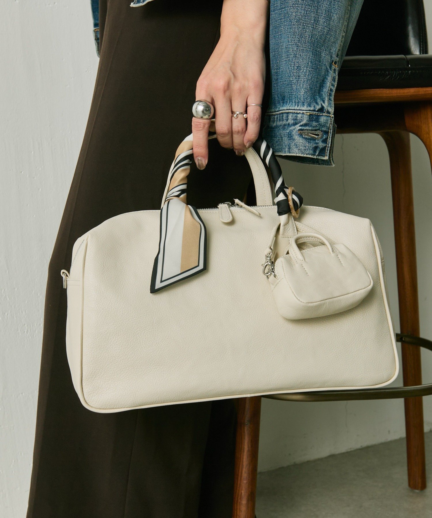 ear PAPILLONNER｜《バッグ型チャーム付き!》セットボストンバッグ