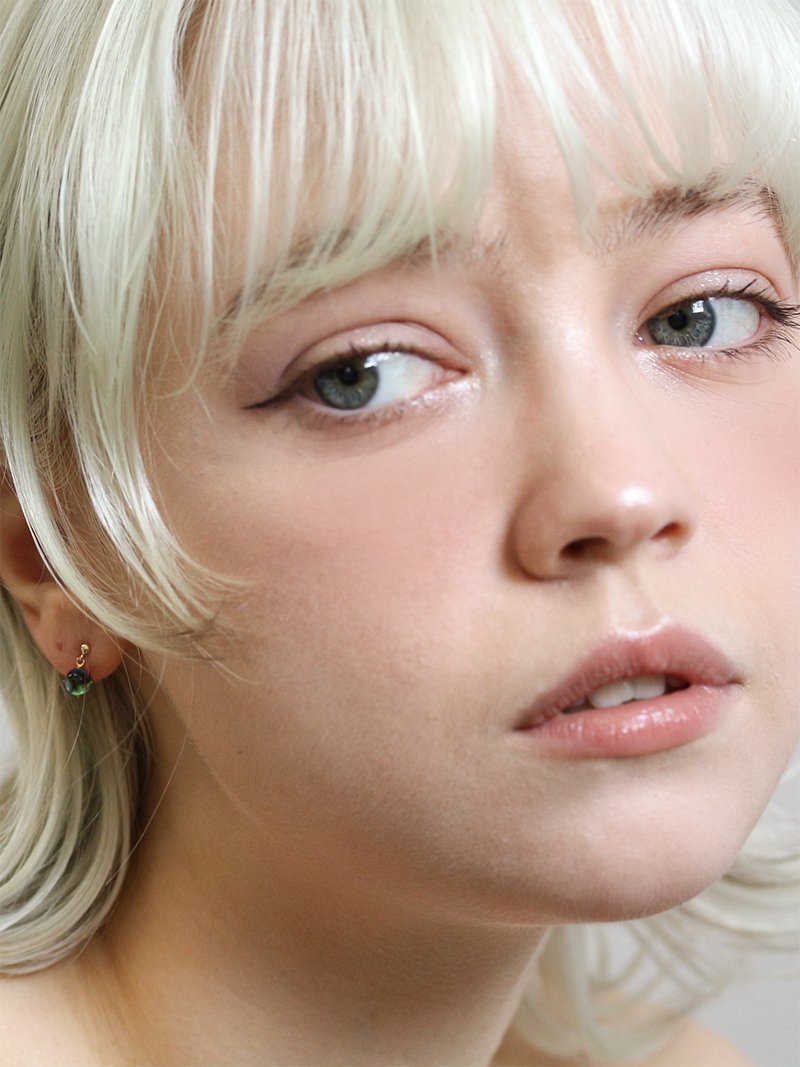 cui-cui｜クリスタル / 黒蝶貝 ピアス | K10YG | Rakuten Fashion(楽天