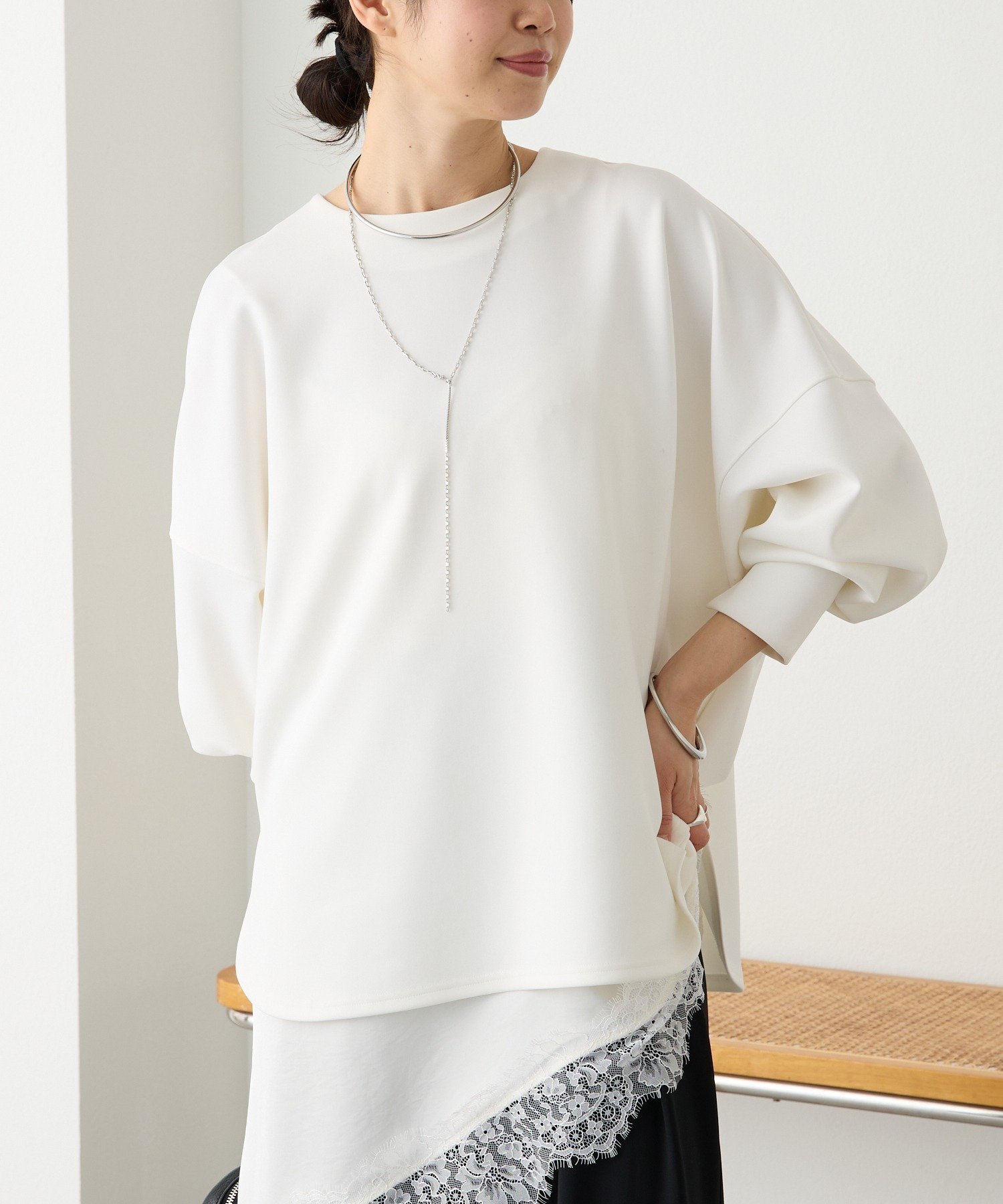 RIVE DROITE｜【楽ちんキレイ】ダンボールポンチョプルオーバー