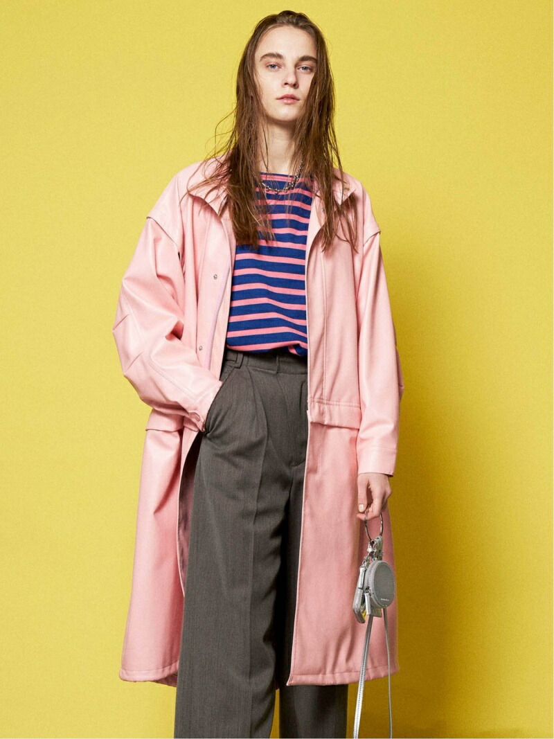 MAISON SPECIAL｜ヴィーガンレザーモッズコート | Rakuten Fashion