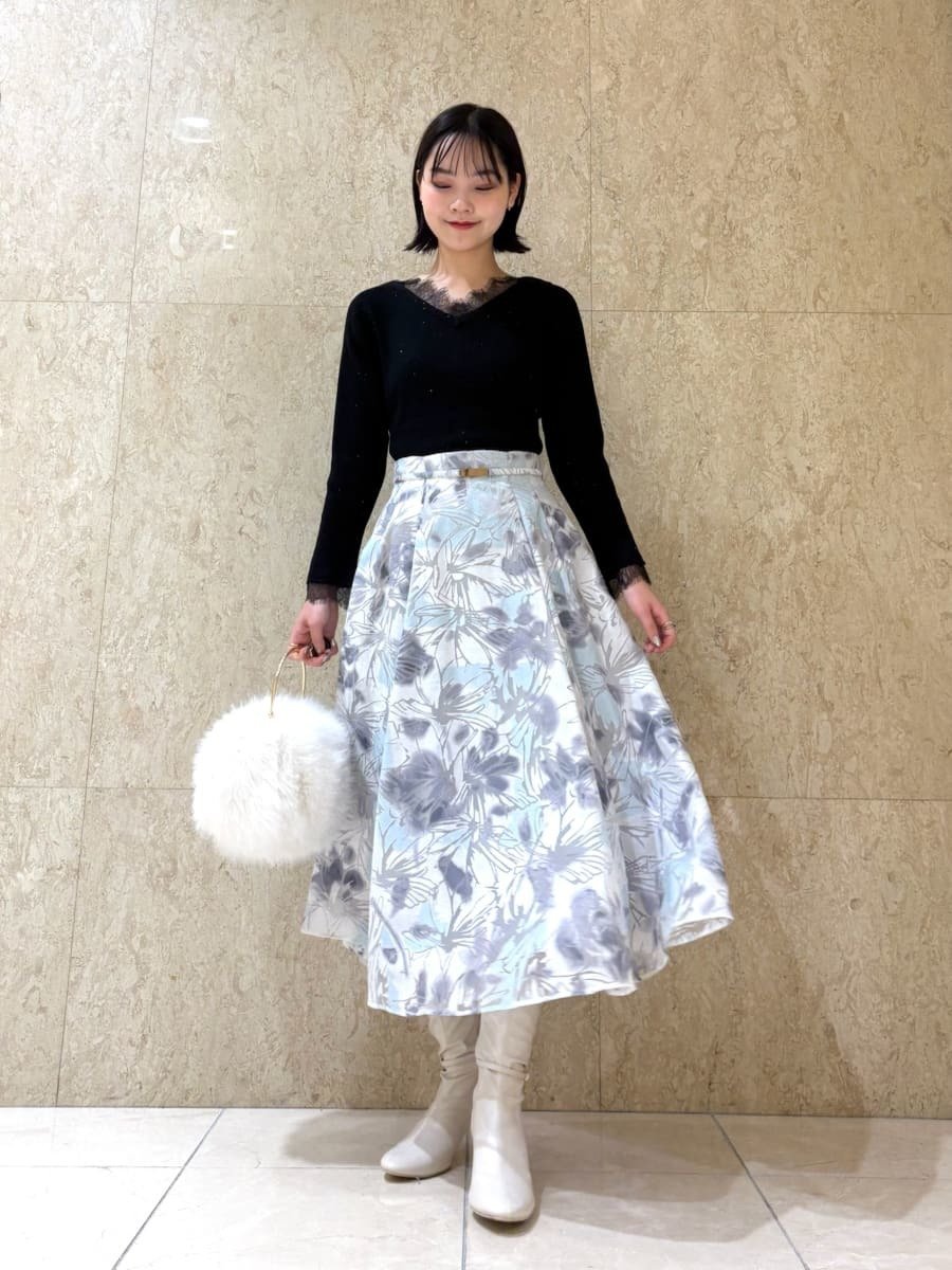 CELFORD｜レーストリムニットプルオーバー | Rakuten Fashion(楽天