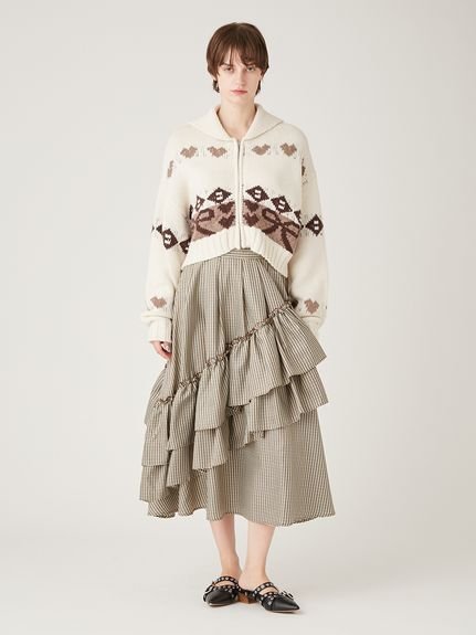 FURFUR｜リボンカウチンニットカーディガン | Rakuten Fashion(楽天