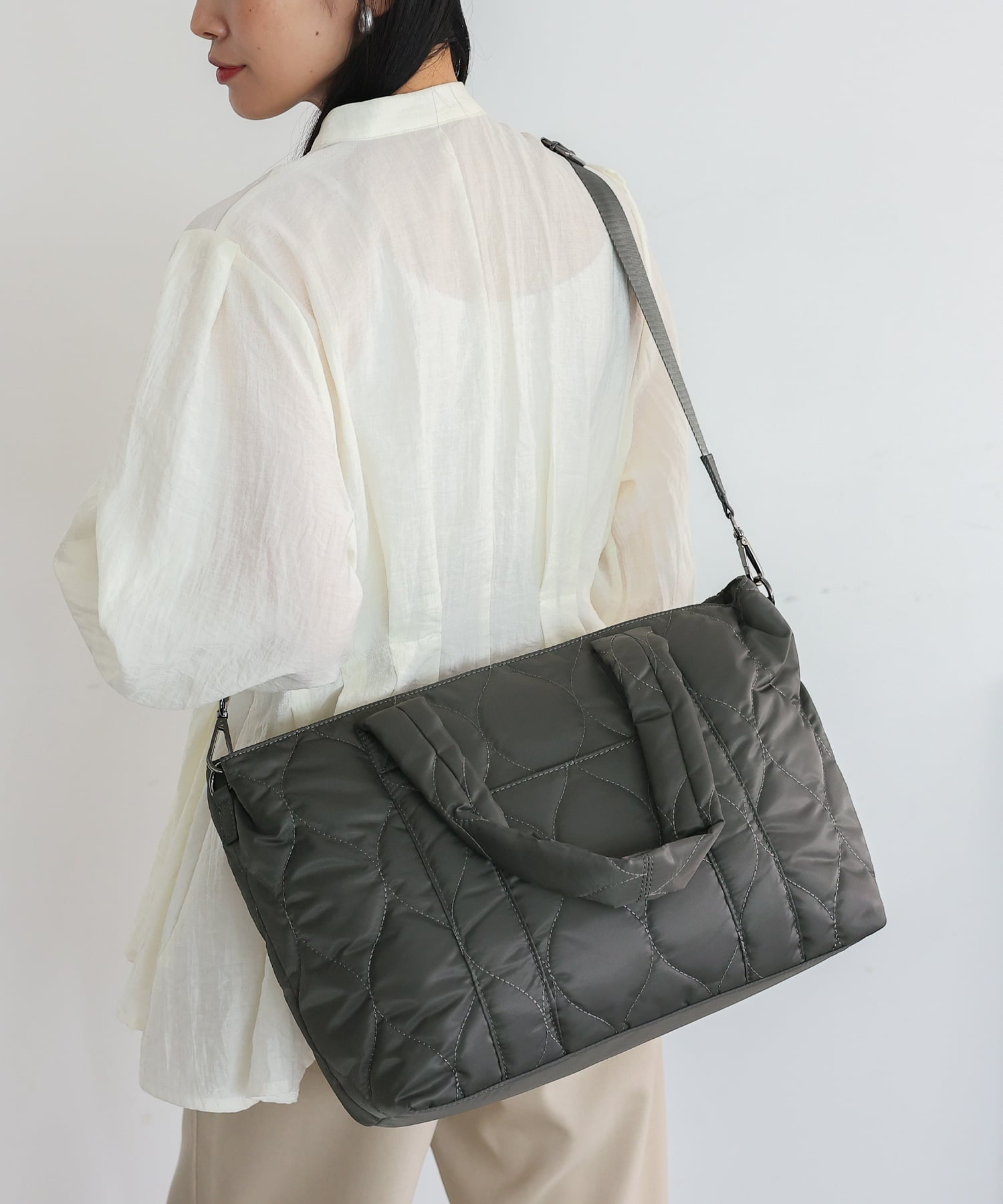 VitaFelice｜キルティング2wayトートバッグ レディース a4 大きめ 軽量