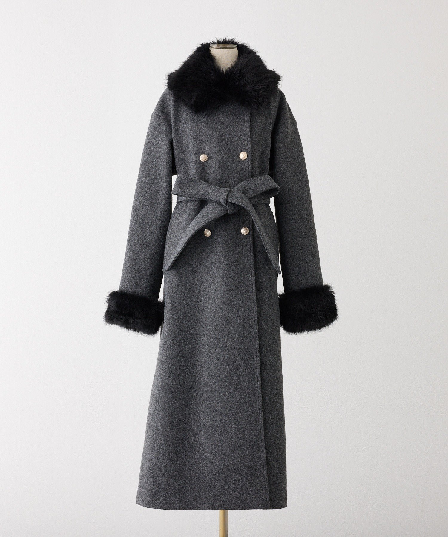 one after another NICE CLAUP｜ファー付マルチロングコート | Rakuten