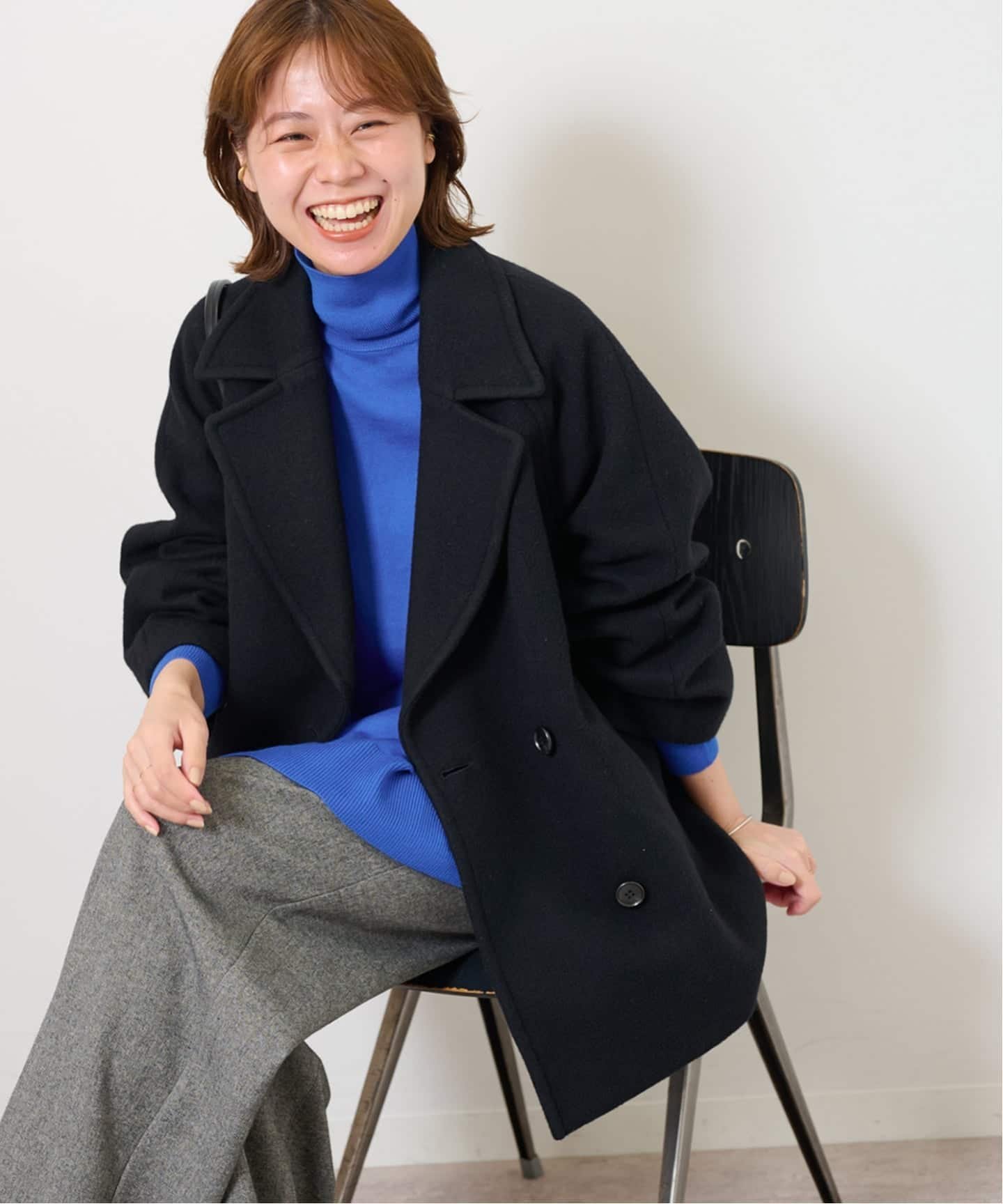 JOURNAL STANDARD relume｜《WEB限定》尾州ウールショートPコート