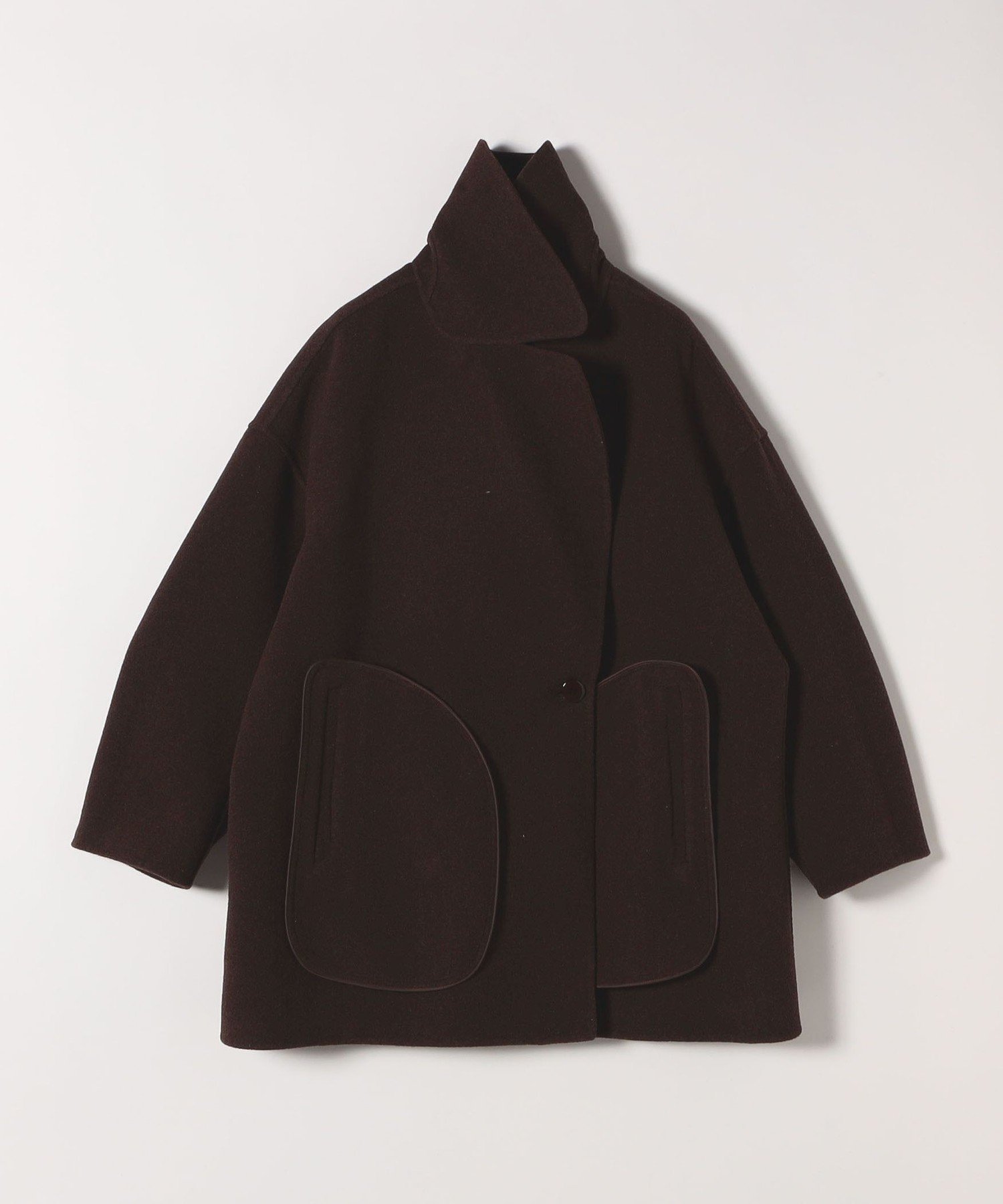 SHIPS｜SHIPS any: リバー ダブル テーラード ミドル コクーン コート