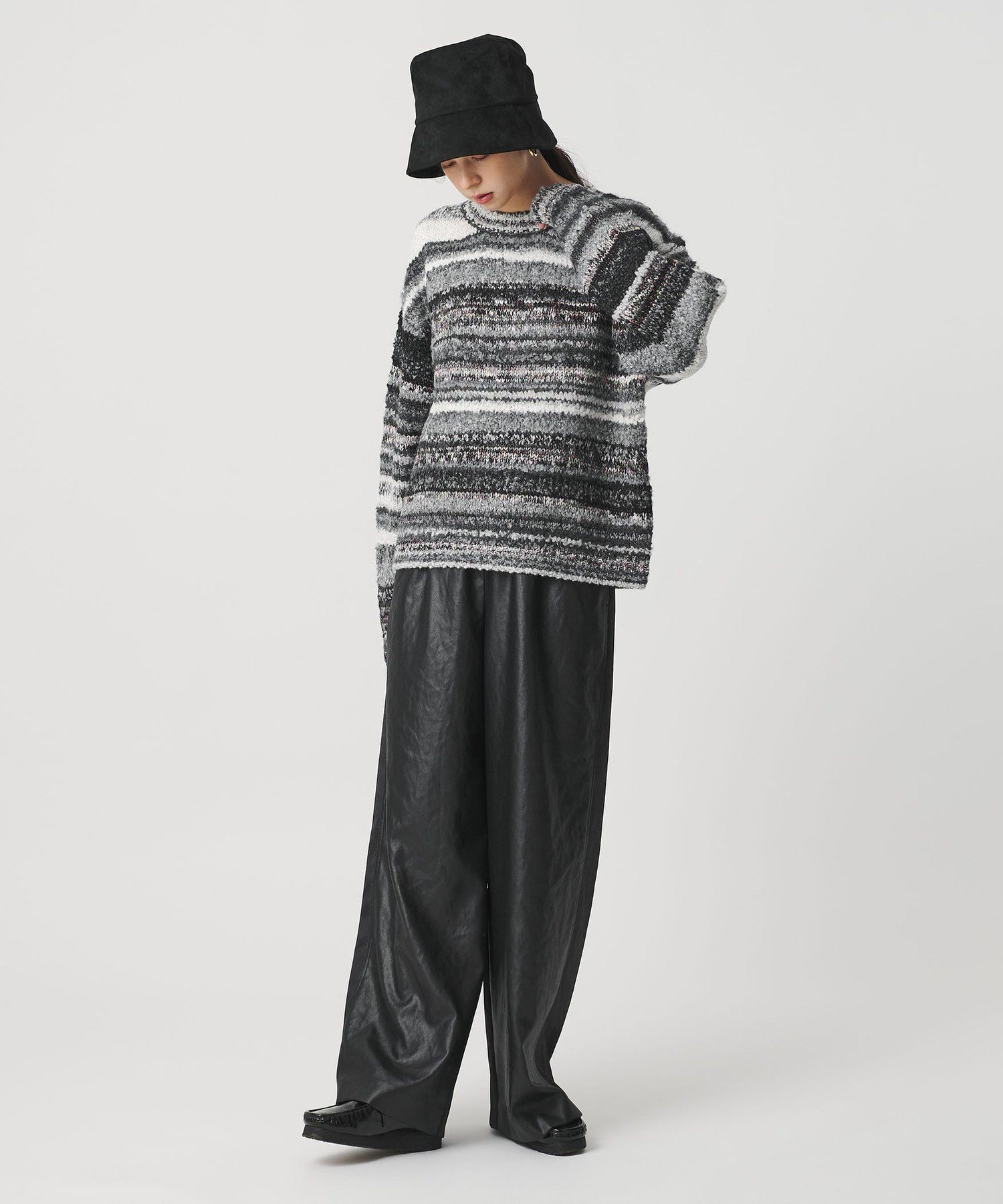 BEAUTY&YOUTH UNITED ARROWS｜マルチボーダー ニットプルオーバー