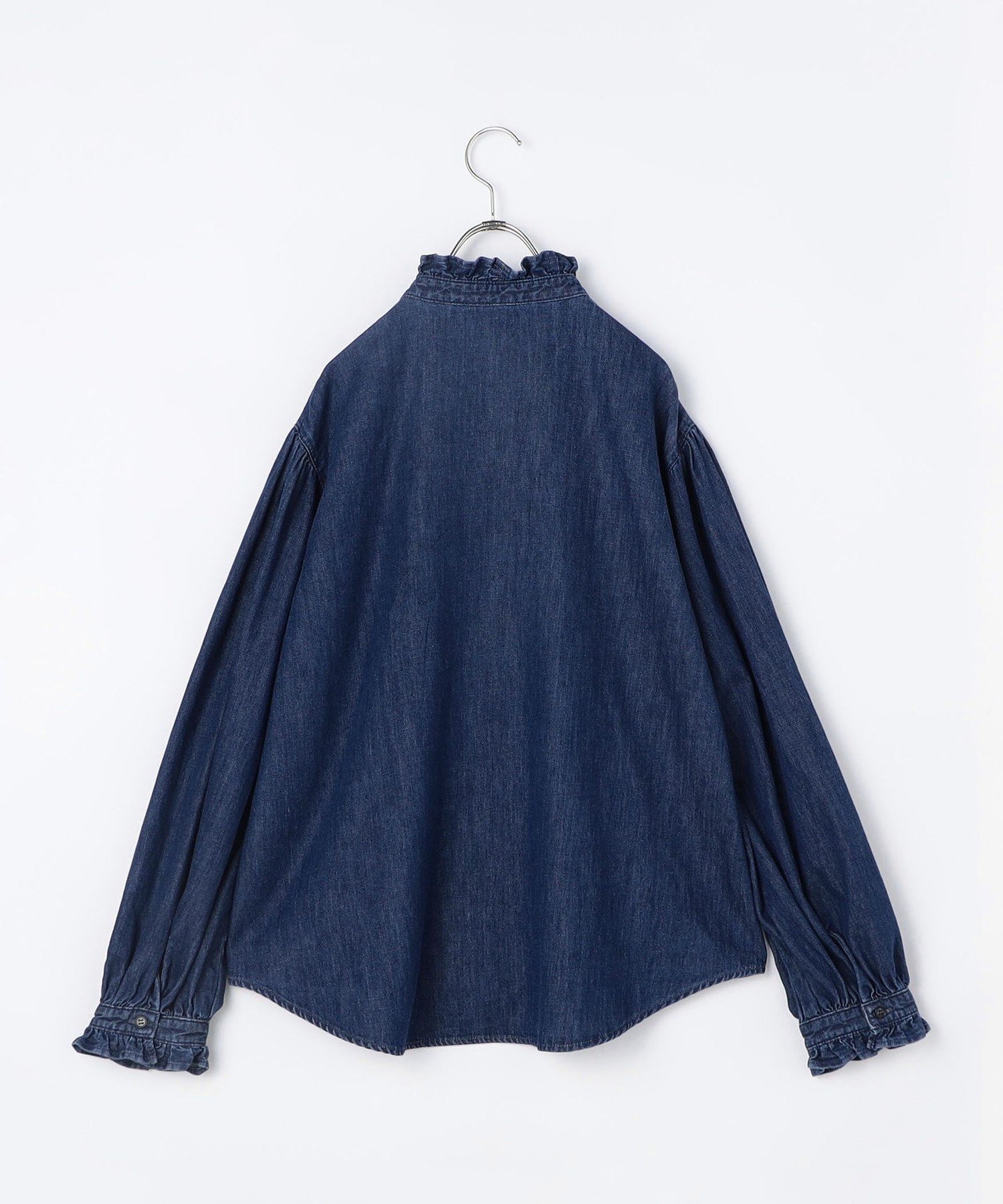 NOLLEY'S｜【RM denim】フリルデニムブラウス | Rakuten Fashion(楽天