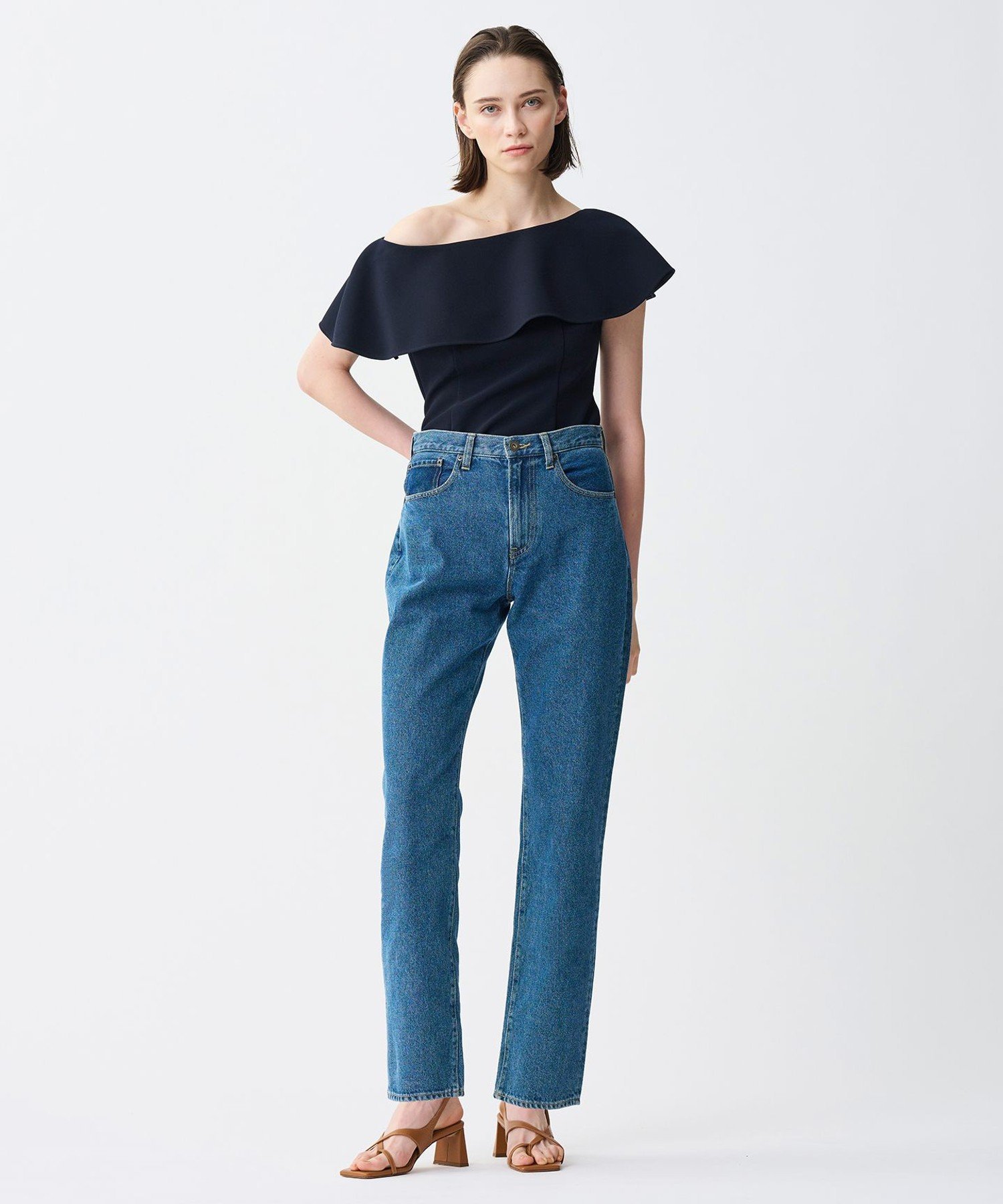 uncrave｜プルーフダブルクロス ラッフルブラウス | Rakuten Fashion