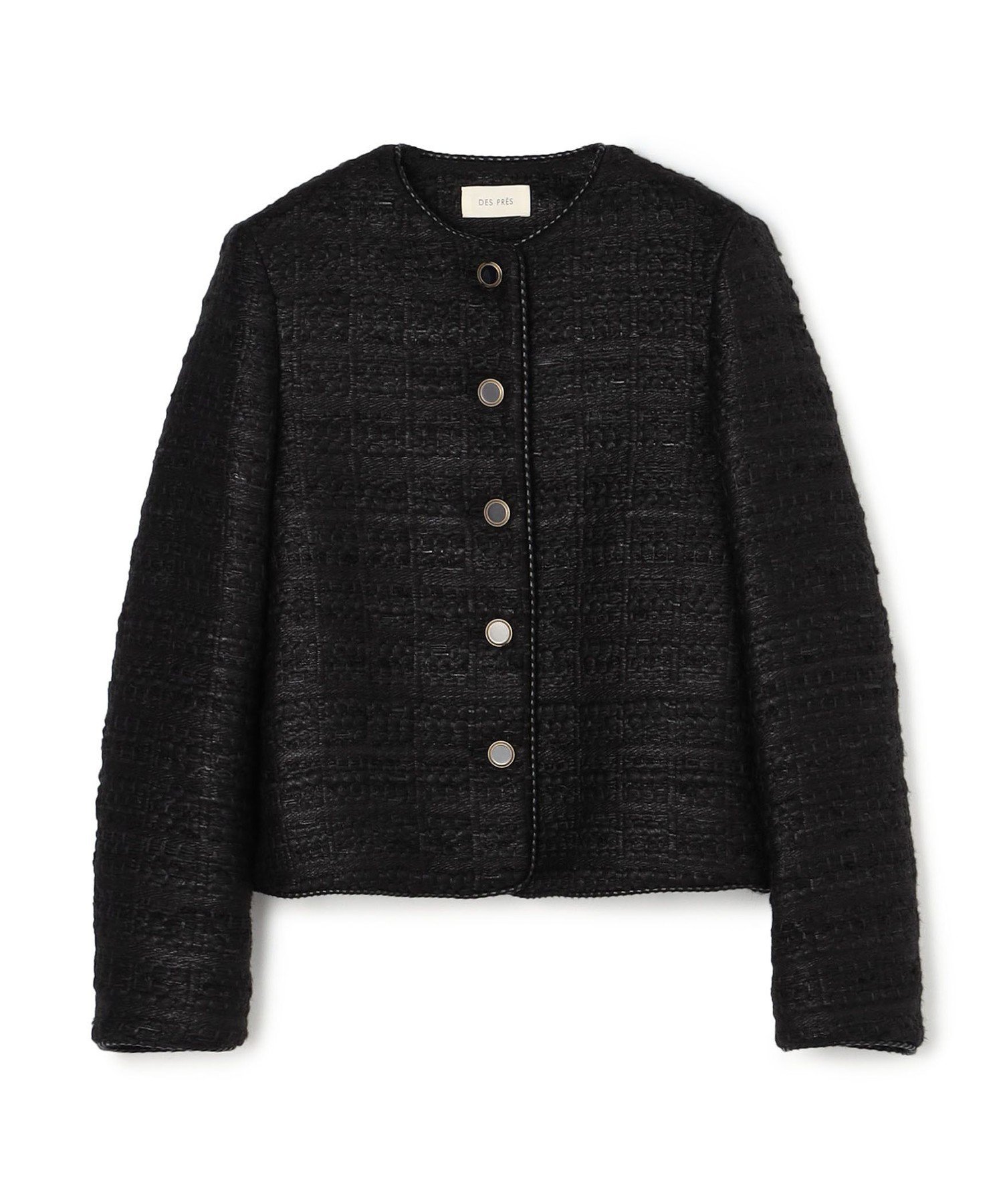 TOMORROWLAND｜シックツイード クルーネックジャケット | Rakuten