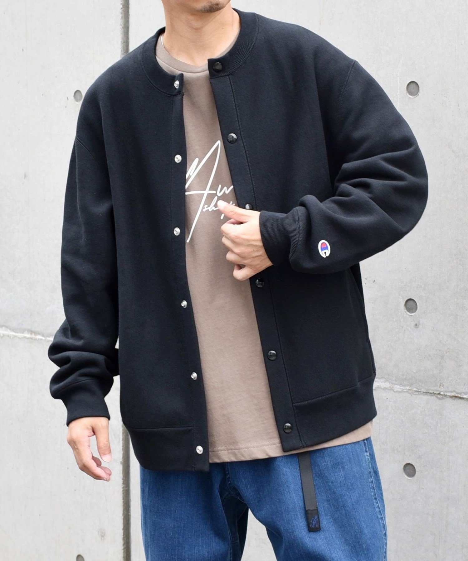 SHIPS｜【SHIPS any別注】Champion: リバースウィーブ(R) クルーネック