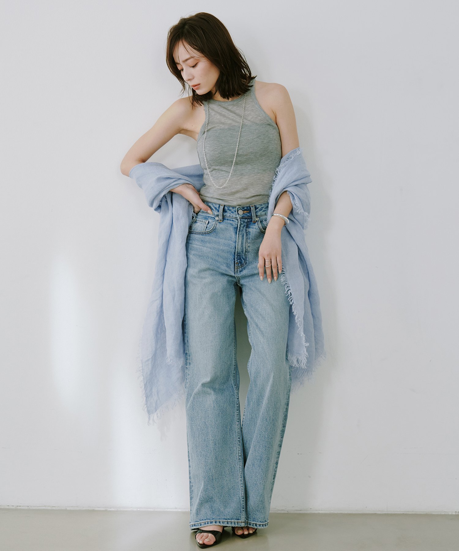 anuans｜Wide leg denim | Rakuten Fashion(楽天ファッション／旧楽天