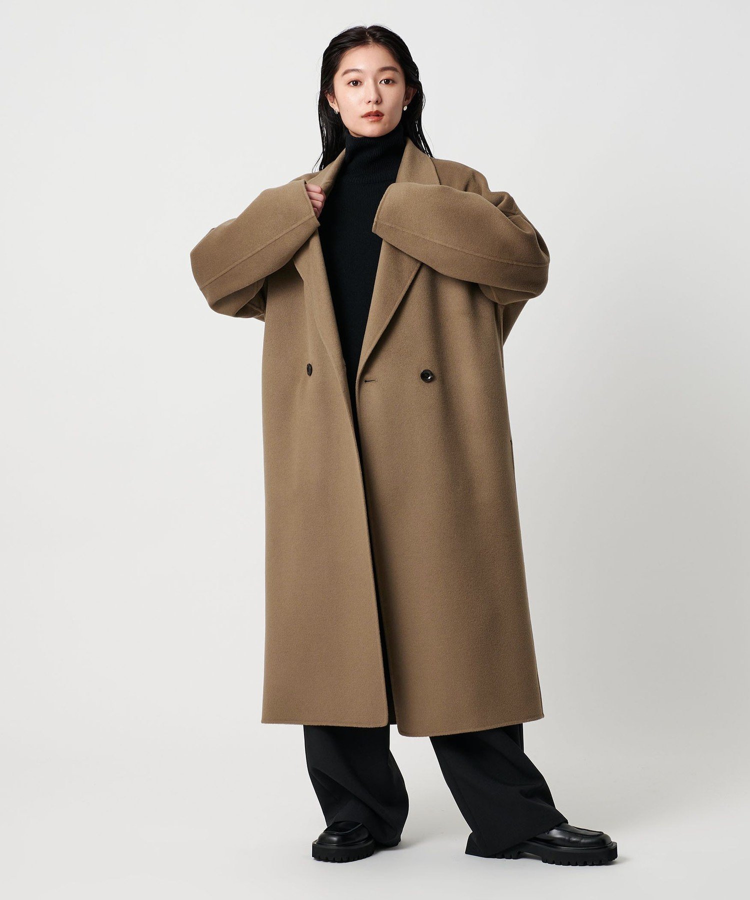 MARW UNITED ARROWS / 新品・未使用 リバー ロングコート MARW UNITED ARROWS（マルゥ ユナイテッドアローズ） コート