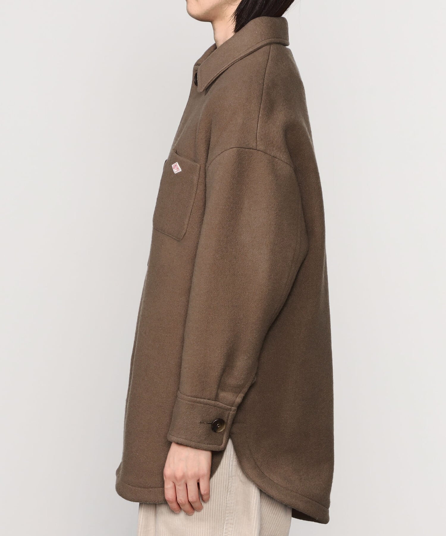 Bshop｜DANTON | ウールメルトン シャツブルゾン WOMEN | Rakuten