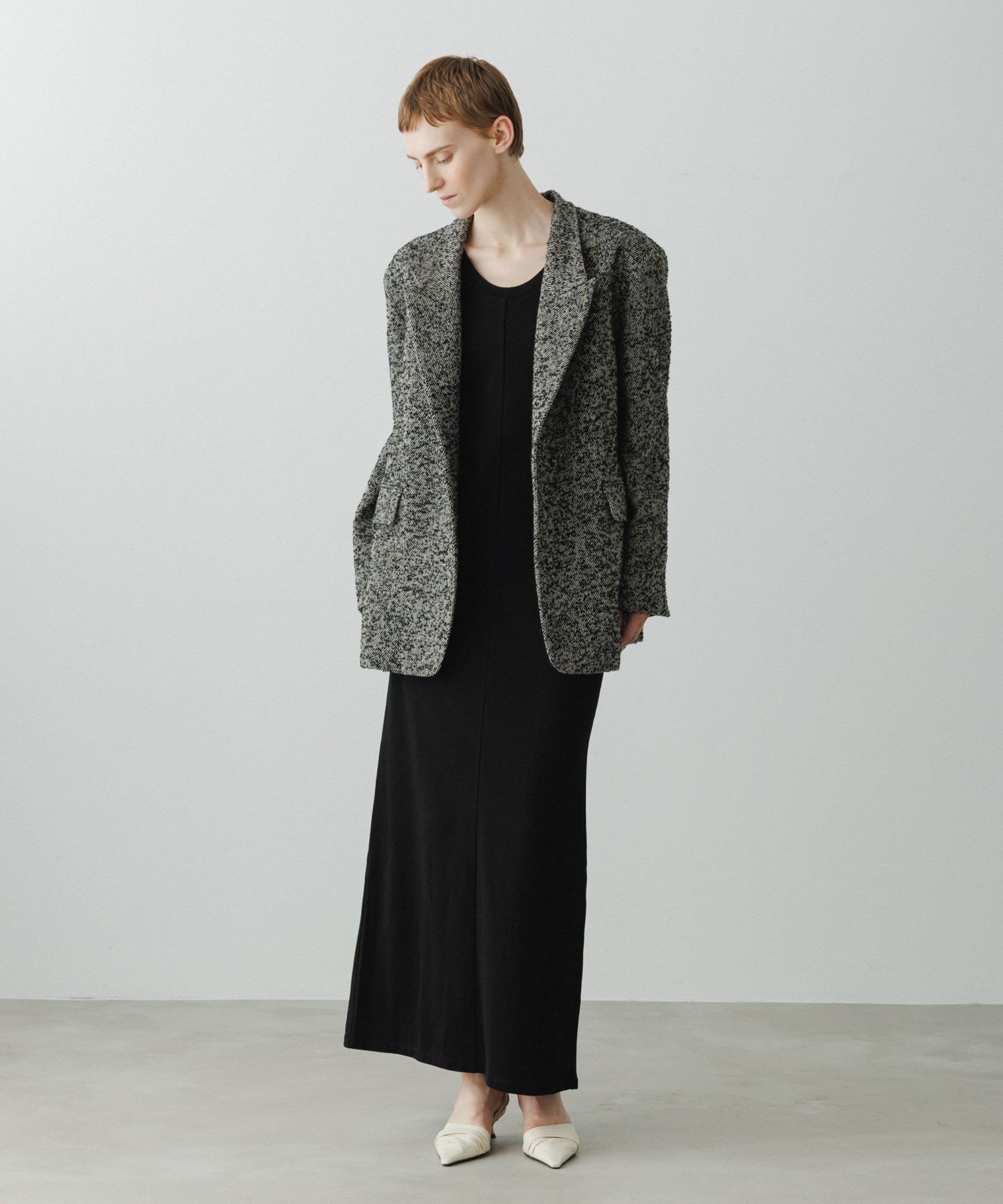 ADAM ET ROPE'｜【EMOELLE】オーバーサイズシングルジャケット