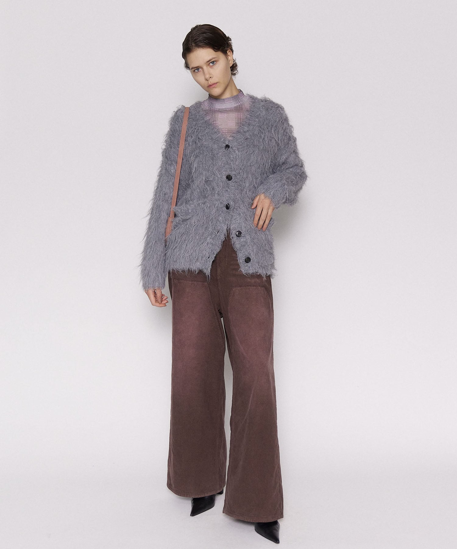 MAISON SPECIAL｜Fluffy Shaggy Knit Cardigan | Rakuten Fashion(楽天