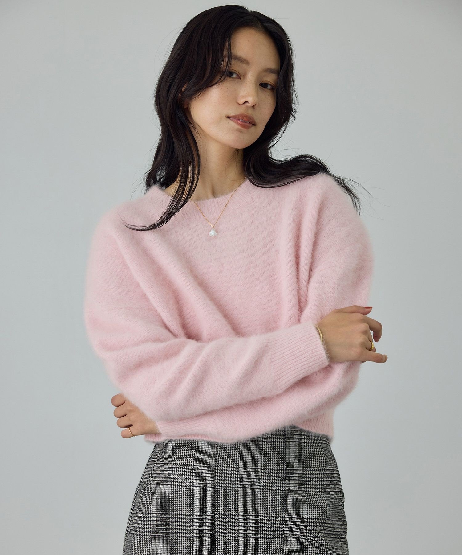 ROPE'｜フォックスカシミヤニットプルオーバー/イージーケア