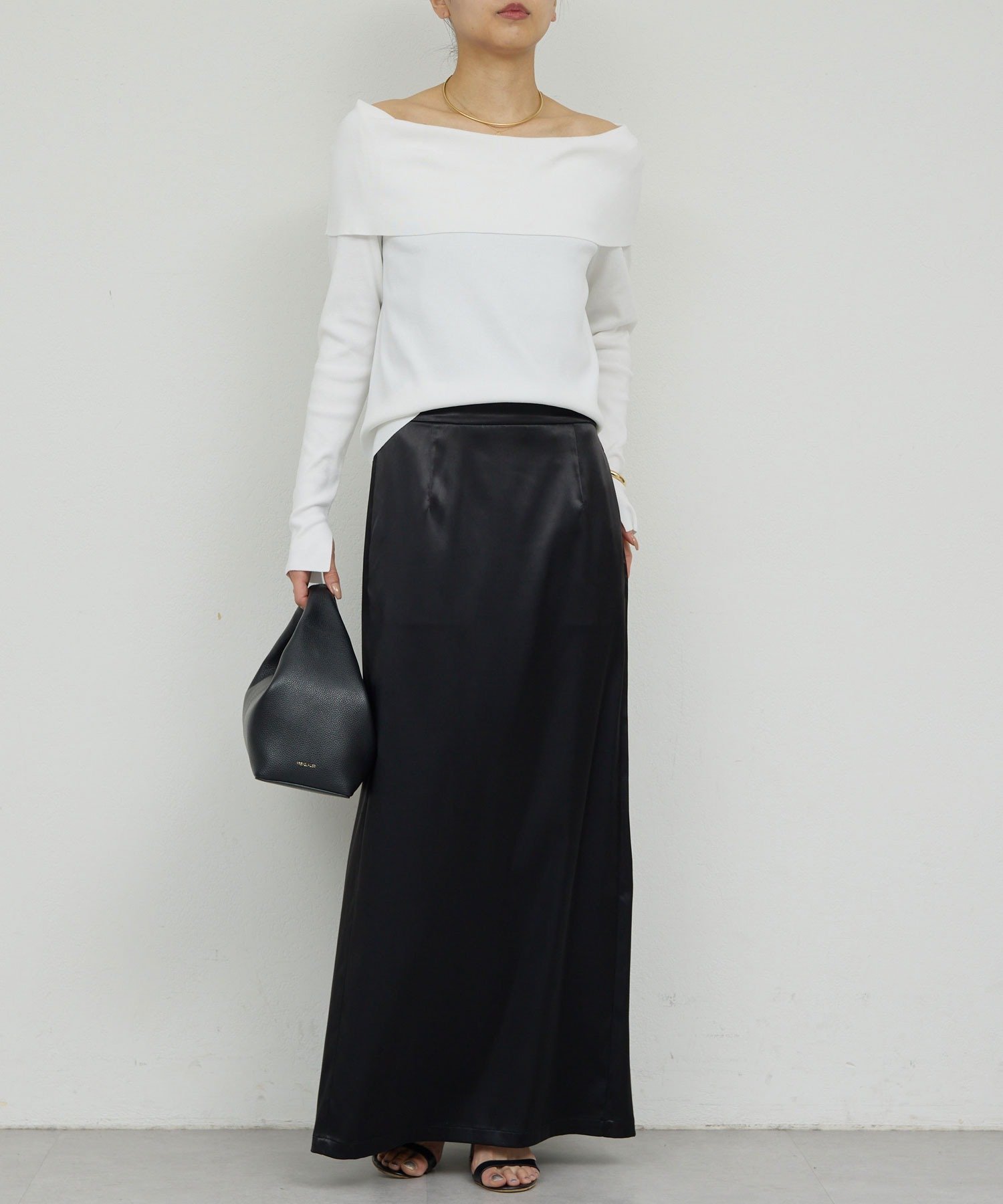 GALLARDAGALANTE｜【手洗い可能】ストレッチサテンタイトスカート