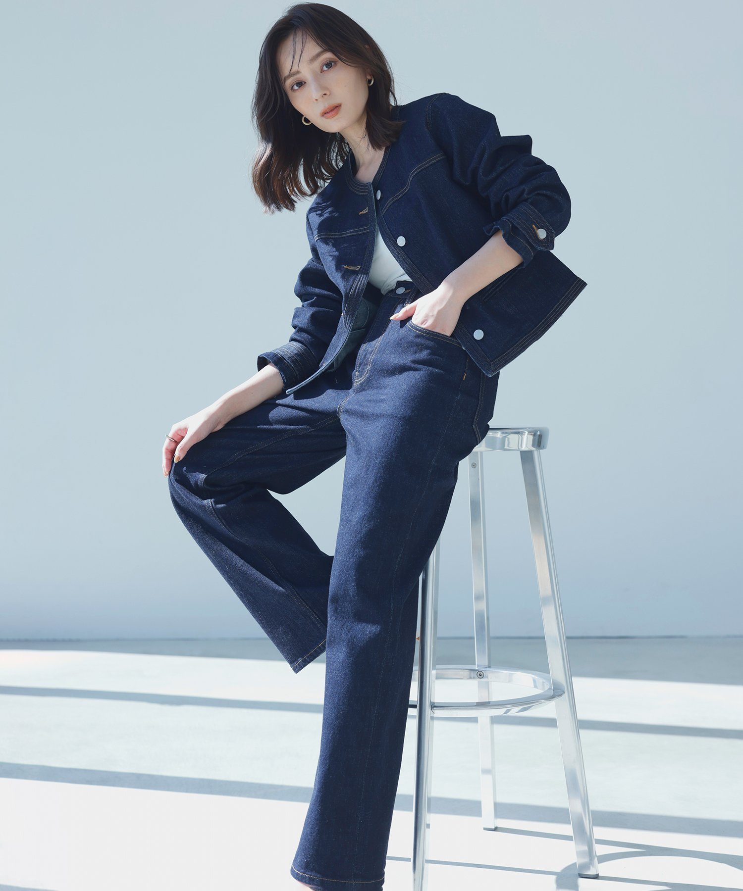 anuans｜Wide leg denim | Rakuten Fashion(楽天ファッション／旧楽天