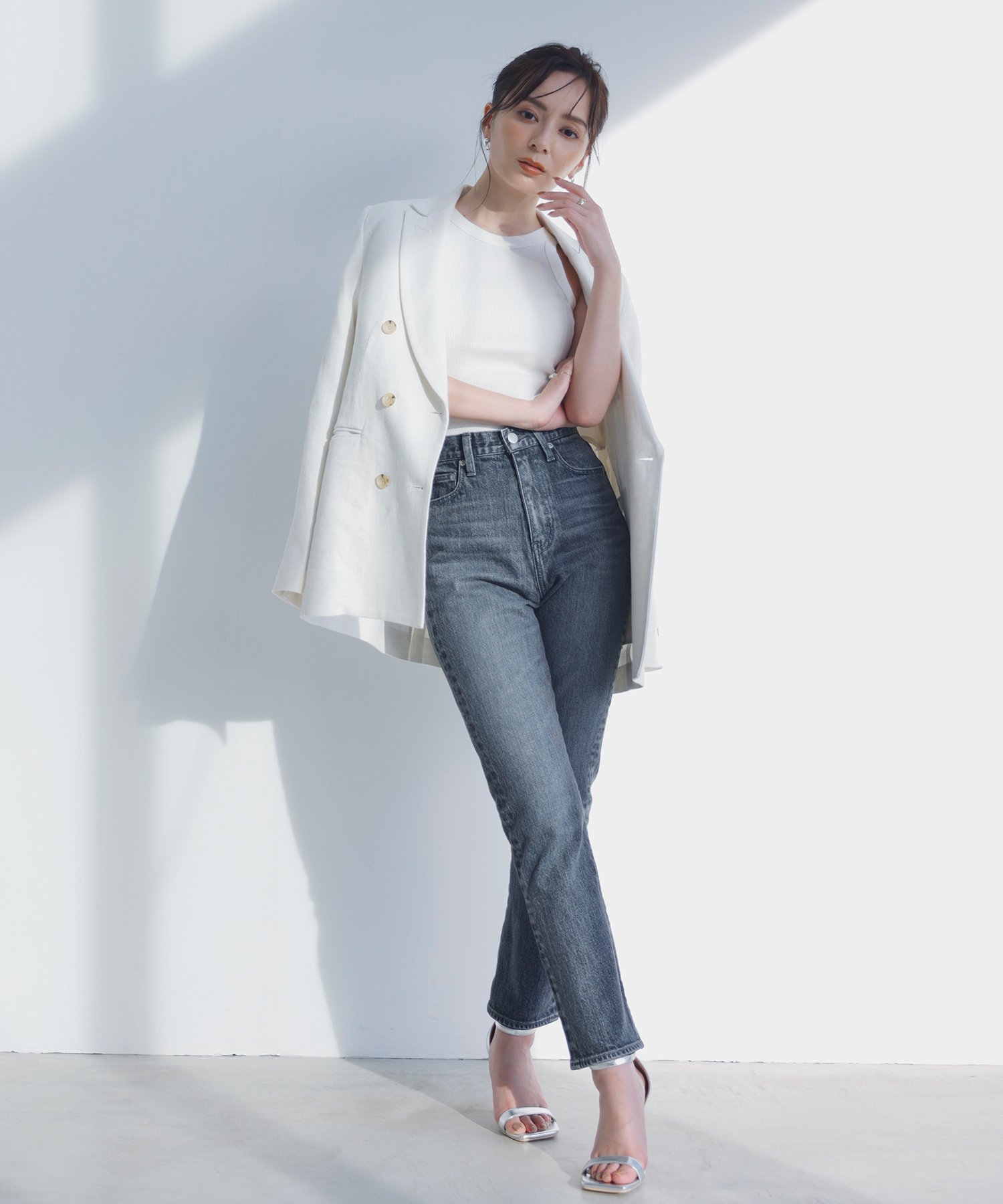 anuans｜Slim straight denim | Rakuten Fashion(楽天ファッション／旧