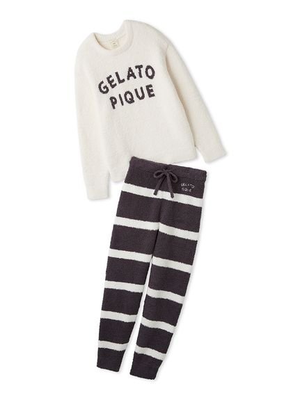 gelato pique｜パウダーロゴジャガードプルオーバー&ロングパンツ