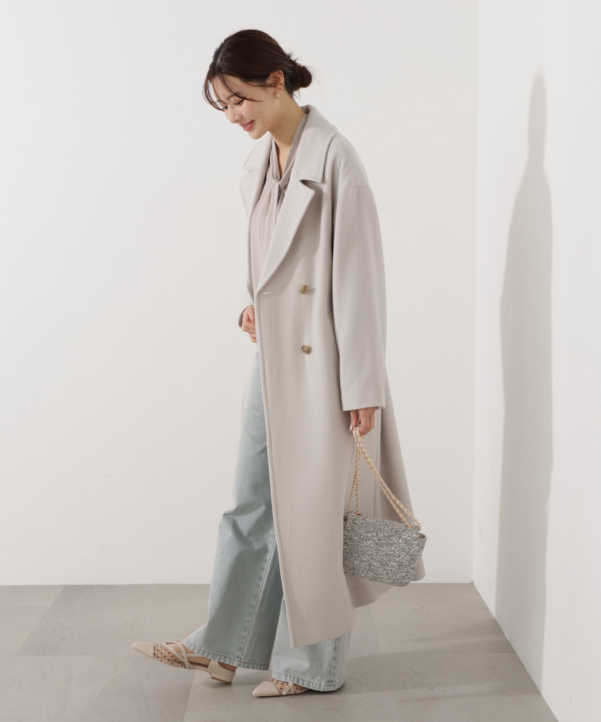 PROPORTION BODY DRESSING｜ダブル釦チェスターコート 25AW | Rakuten